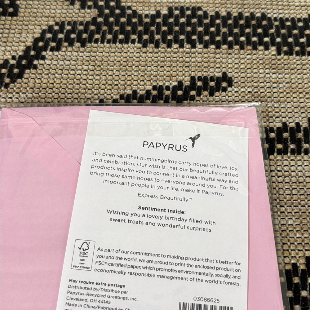 🆕Papyrus Sweet Treats Box Birthday Greeting Card - Picture 5 of 5